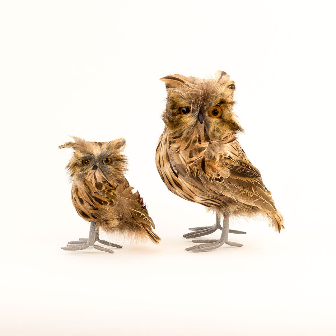 Stuffed Brown Owl Home Decor