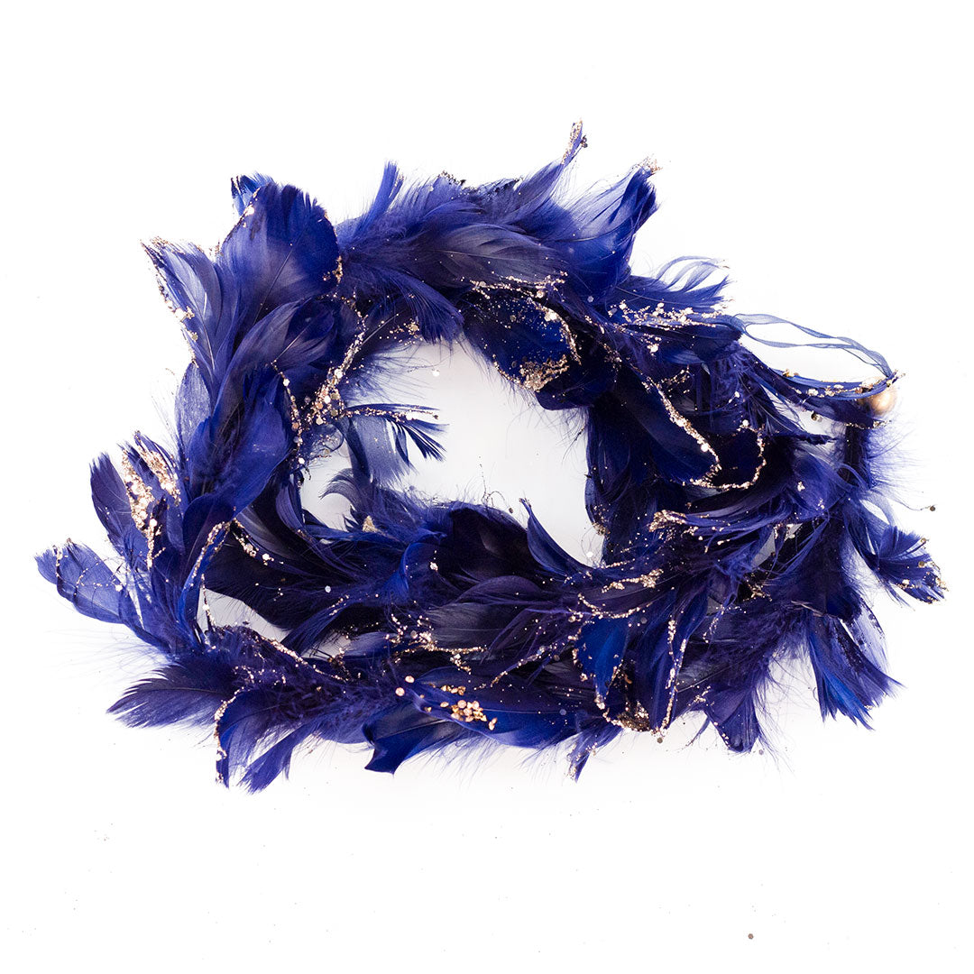 Navy Blue Christmas Garland