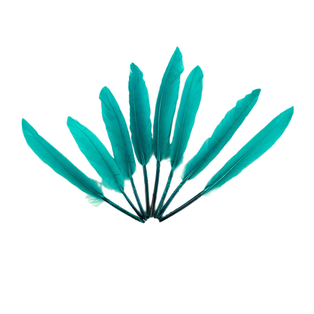 Duck Cosse Feathers - 3 - 6"-Dark Aqua