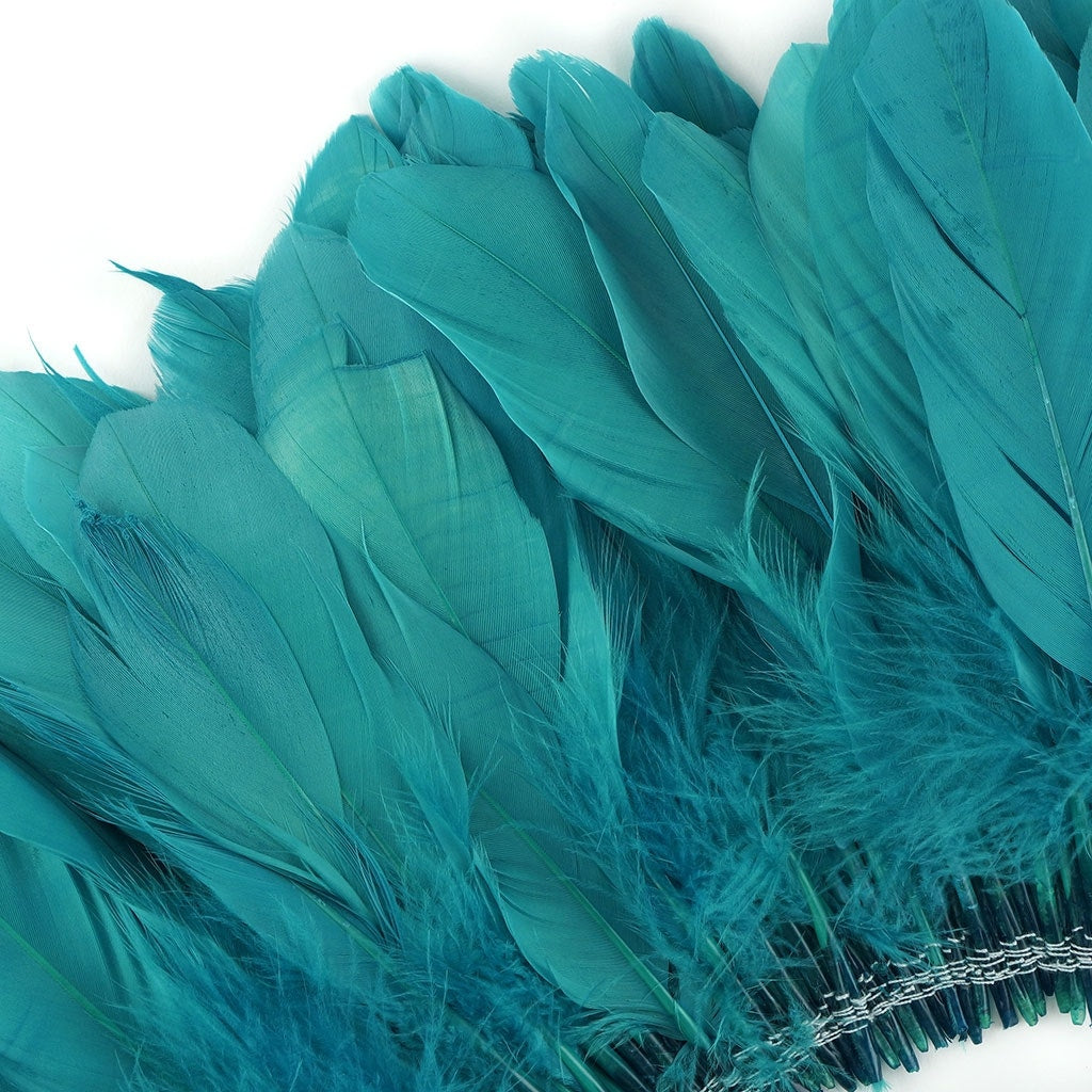 Goose Parried Pallets Dyed 0.50YD Aquamarine