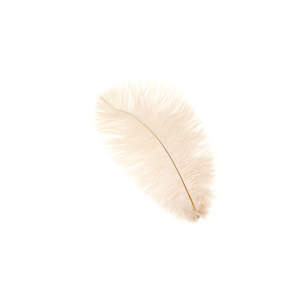 Ostrich Feathers 9-12" Drabs -  Beige