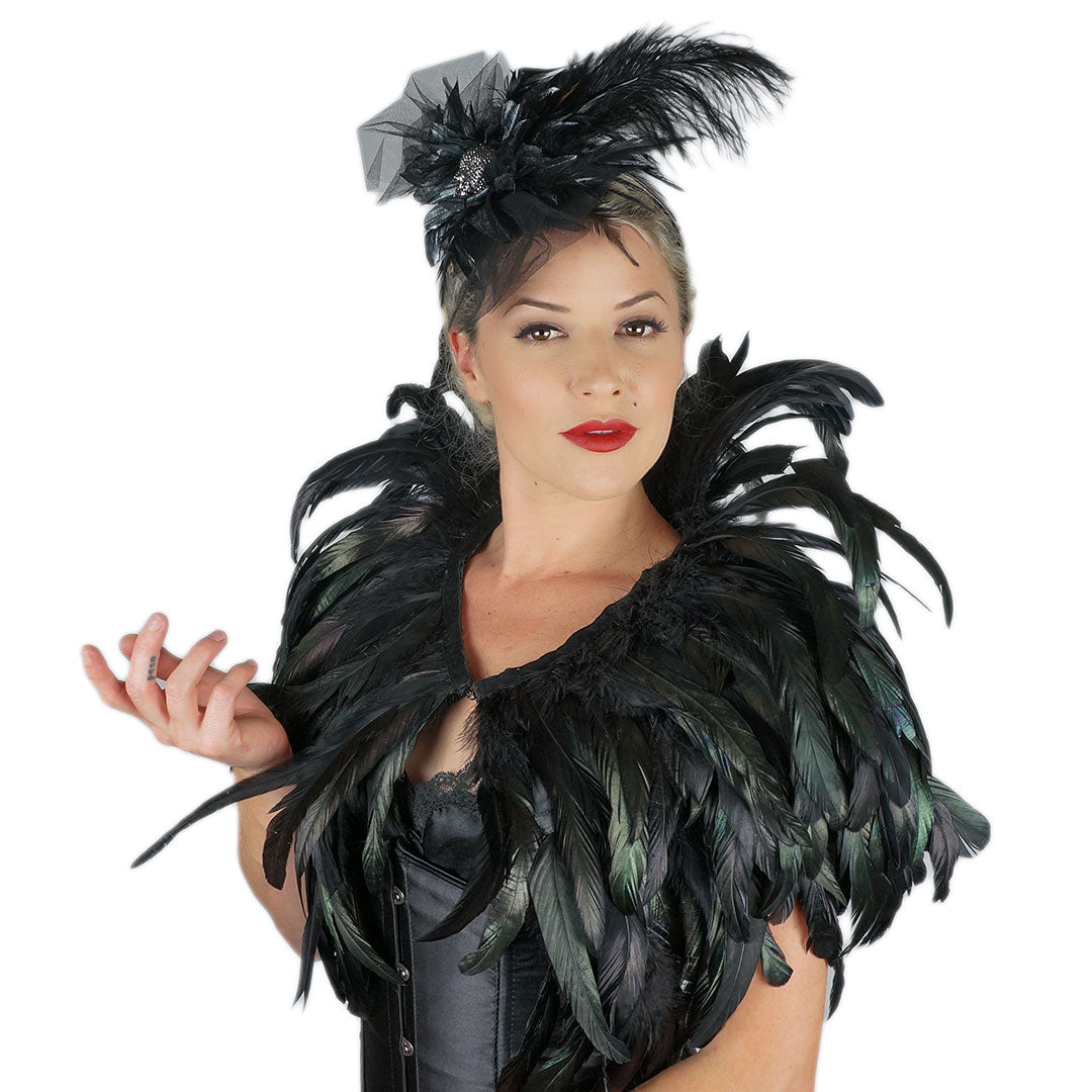 Black Feather Cape