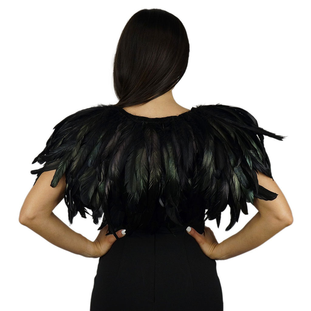 Black Feather Cape