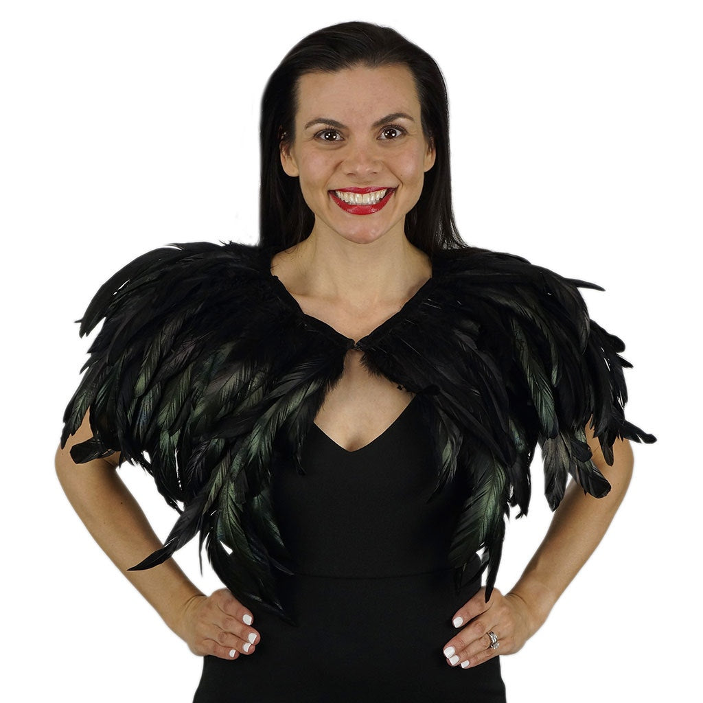 Black Feather Cape