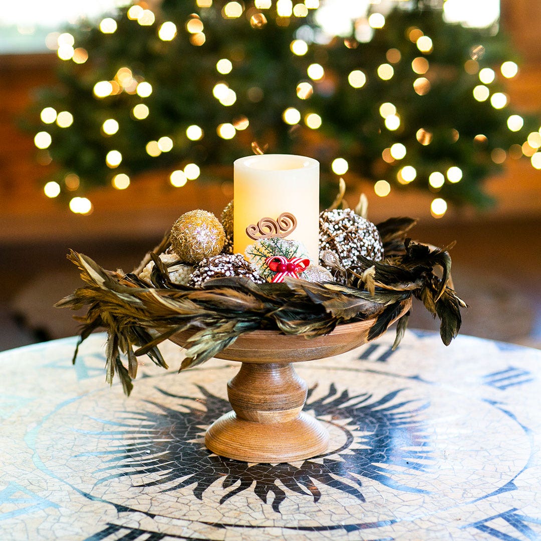 Metallic Gold Feather Garland - 50"