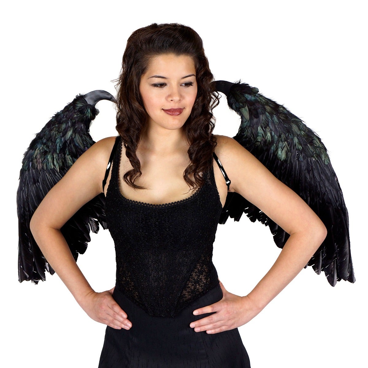 Maleficent Inspired Black Feather Wings