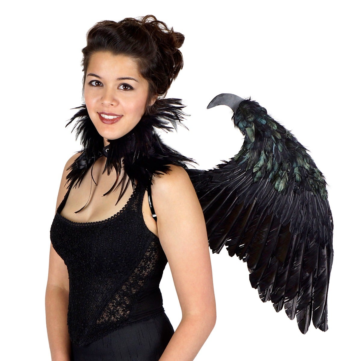 Maleficent Inspired Black Feather Wings