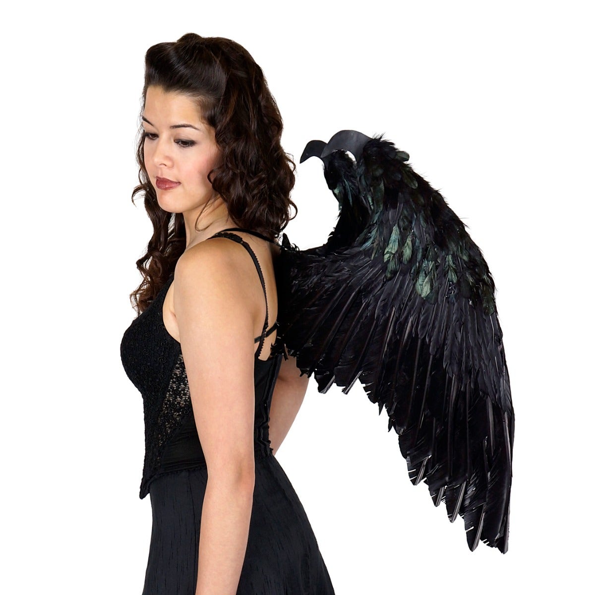 Maleficent Inspired Black Feather Wings