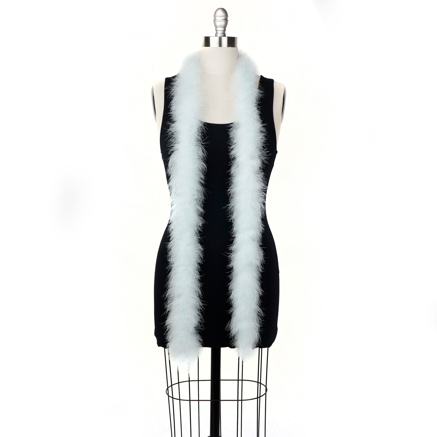 Full Marabou Feather Boa - Light Blue