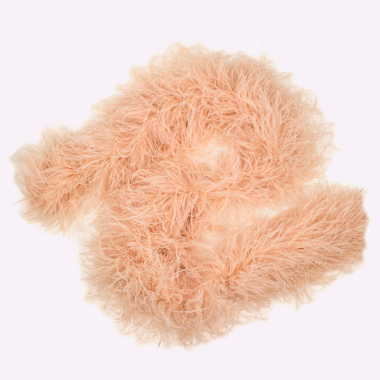 Champagne Pink 6 Ply Ostrich Feather Boa