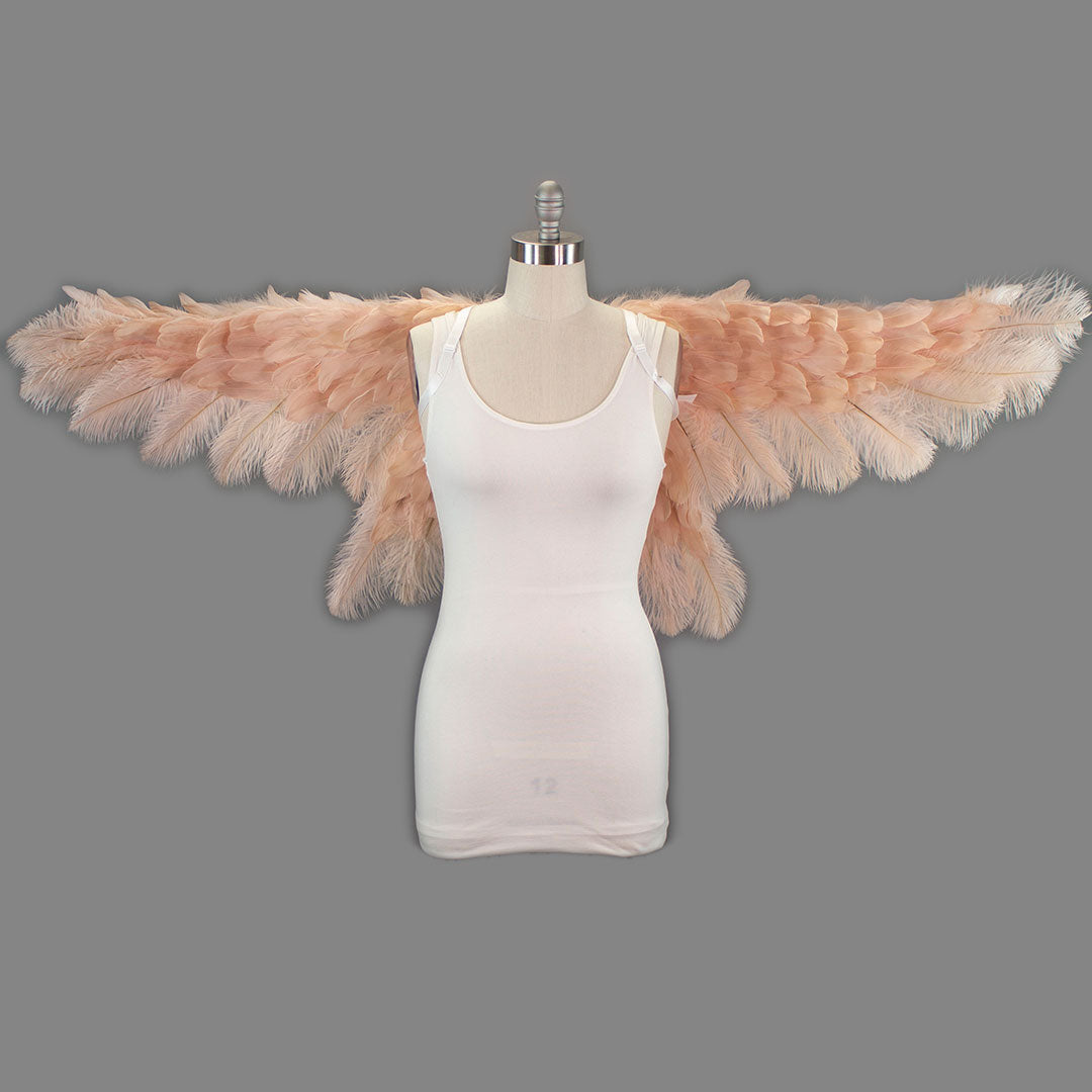 Large Angel Wings 64"X25" - Champagne