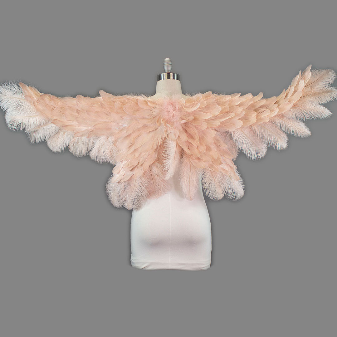 Large Angel Wings 64"X25" - Champagne