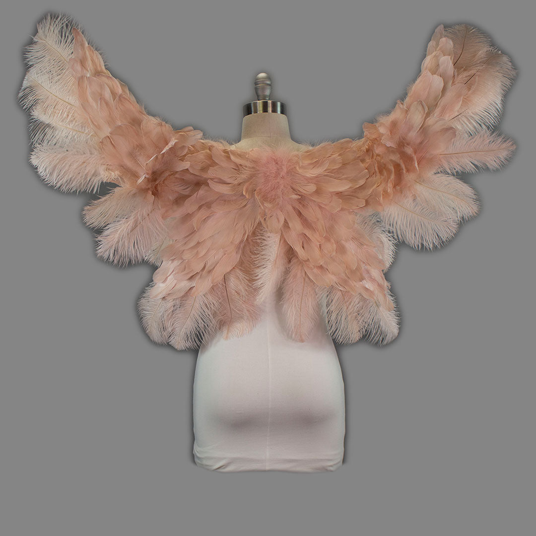 Large Angel Wings 64"X25" - Champagne