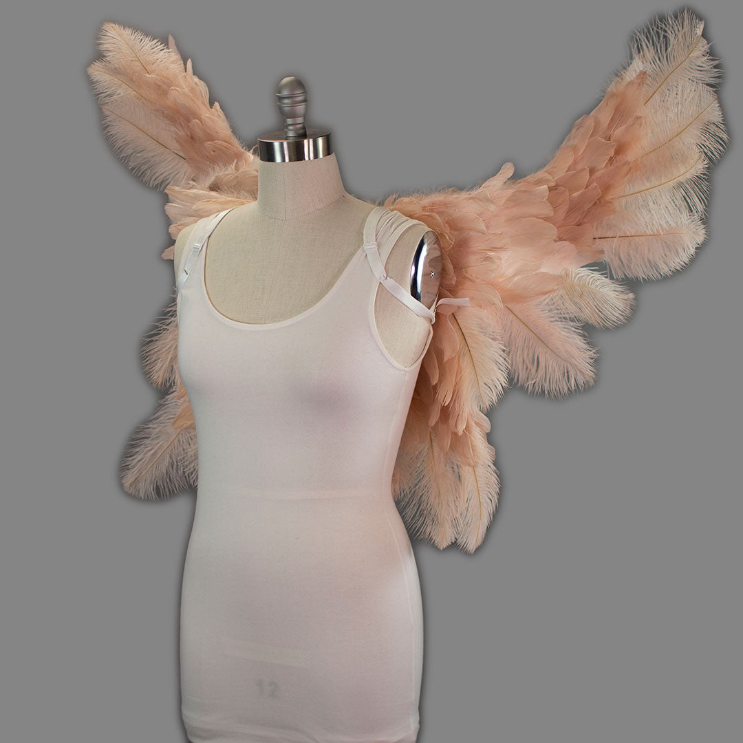 Large Angel Wings 64"X25" - Champagne