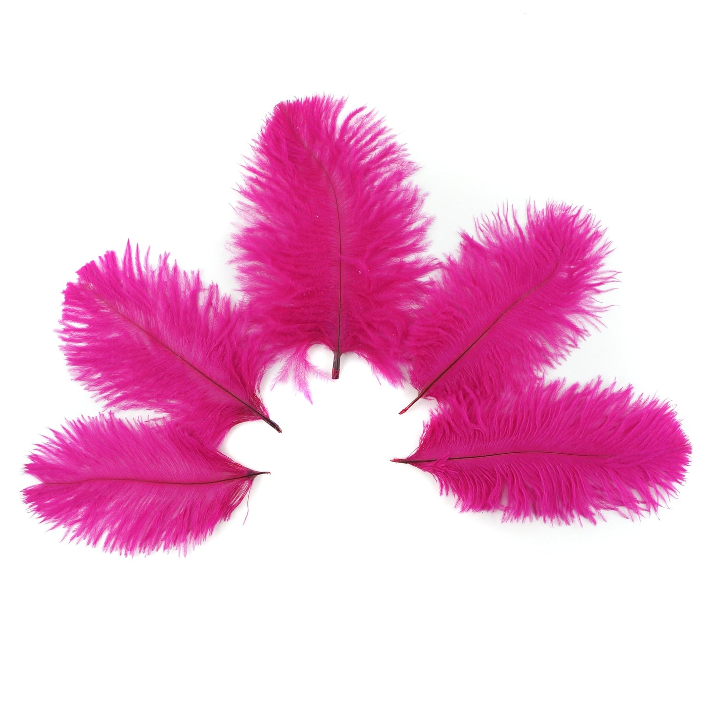 Ostrich Feathers 4-8" Drabs - Shocking Pink