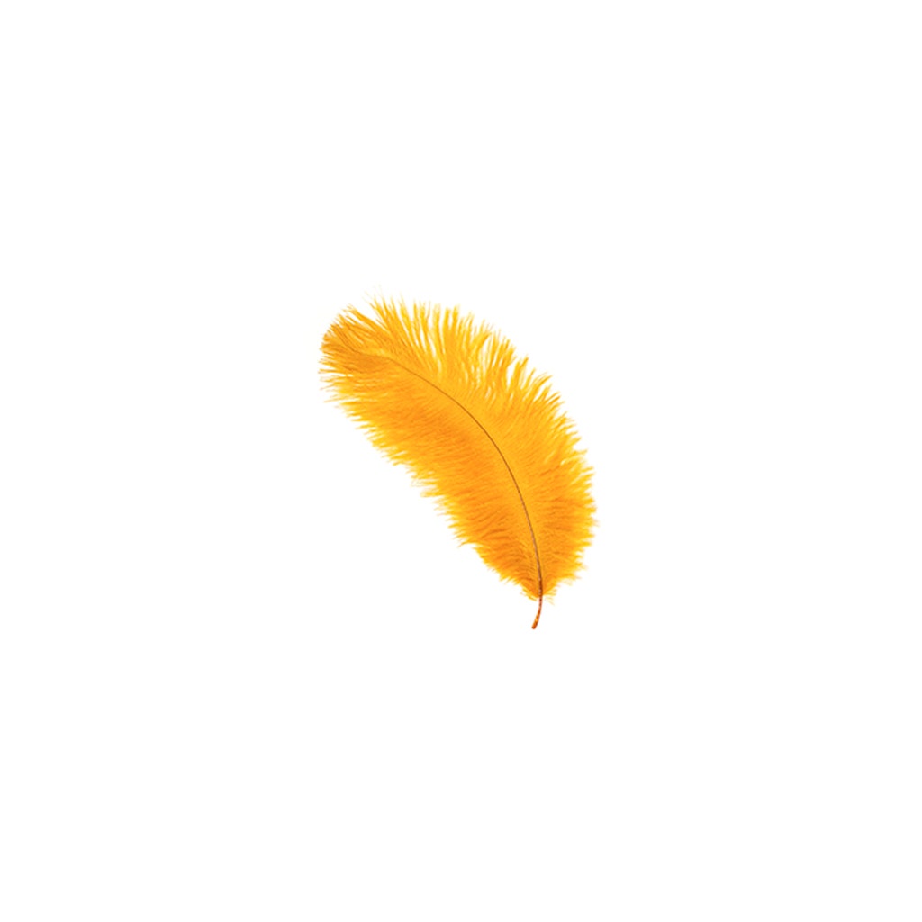 Ostrich Feathers 4-8" Drabs - Marigold