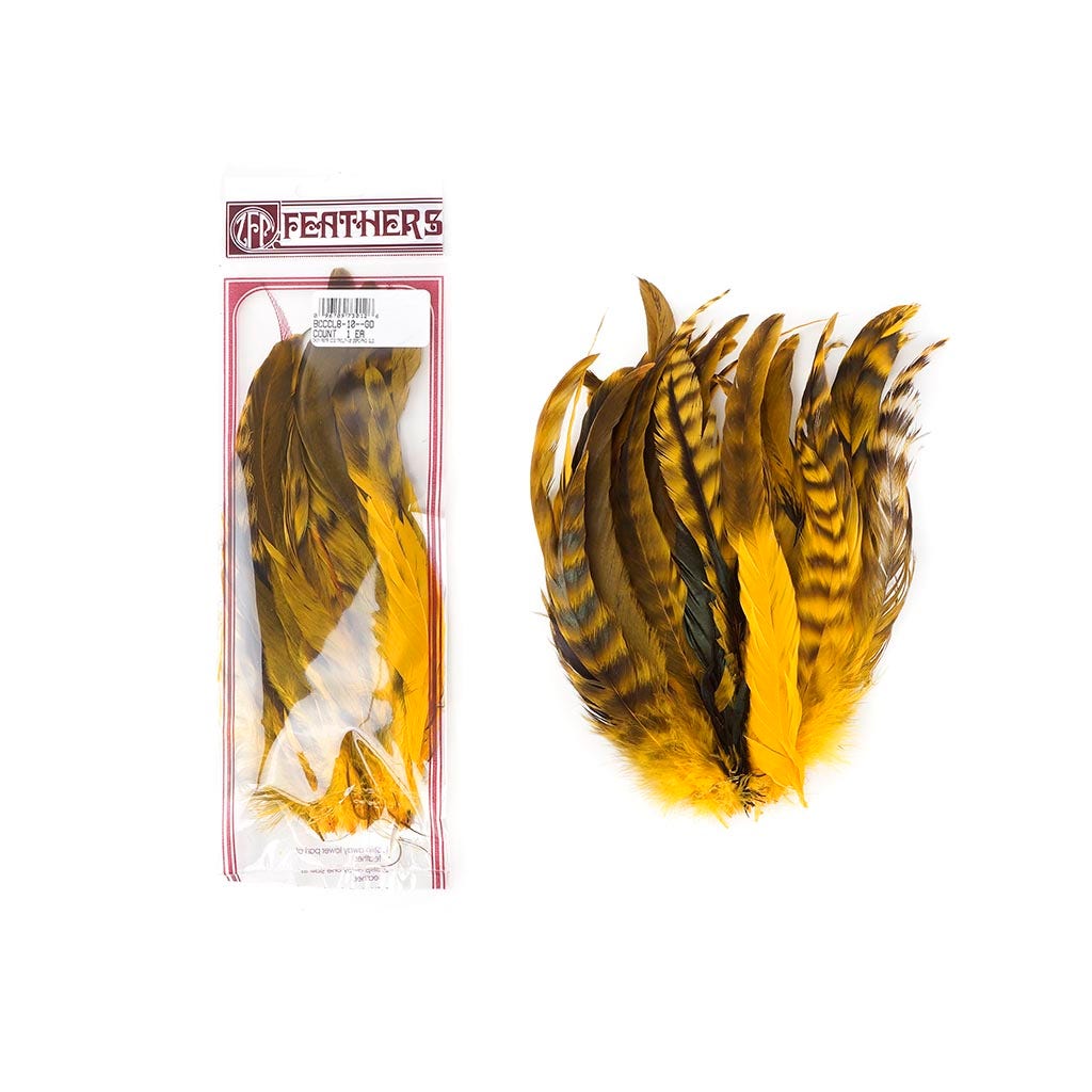 Rooster Coque Tails-Chinchilla Gold
