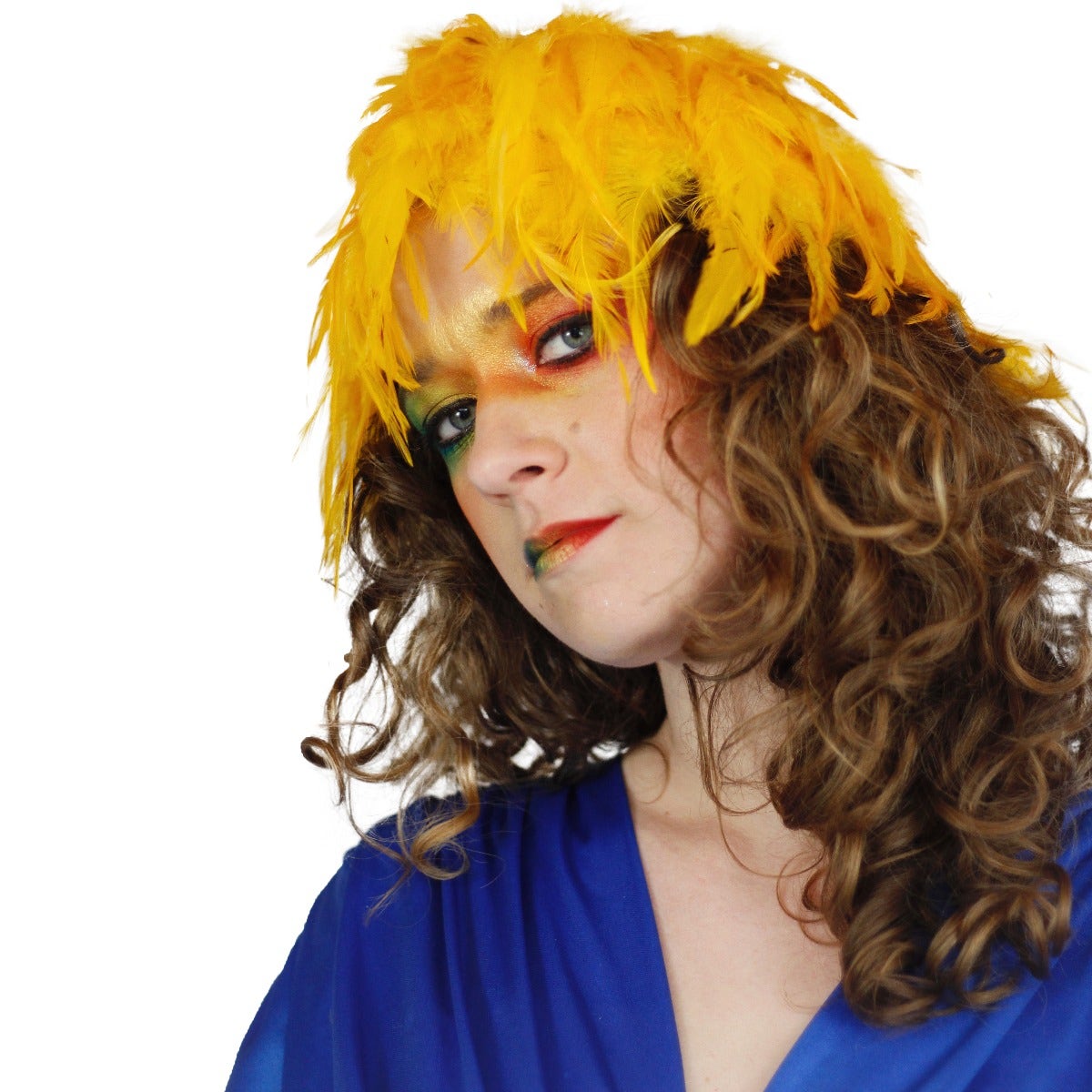 Feather Wig - Gold