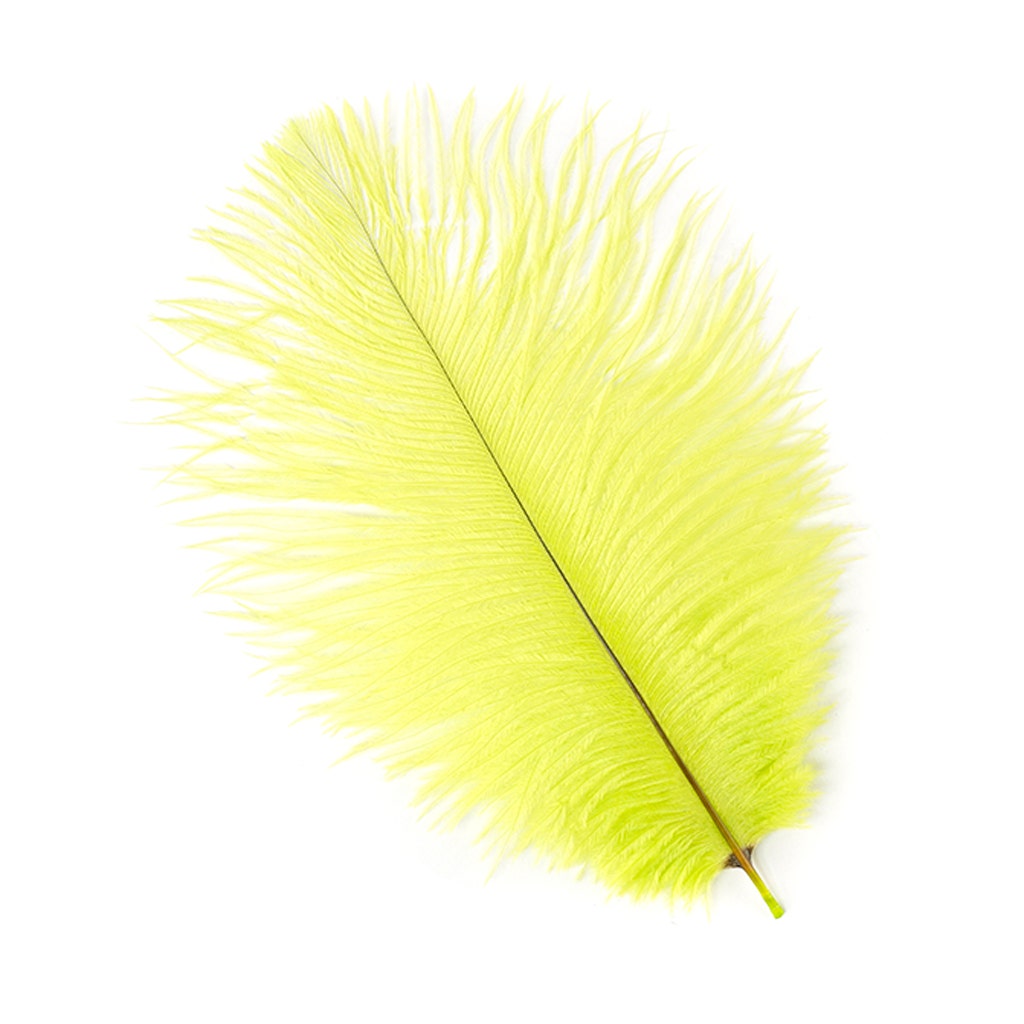 Ostrich Feathers 4-8" Drabs - Lime