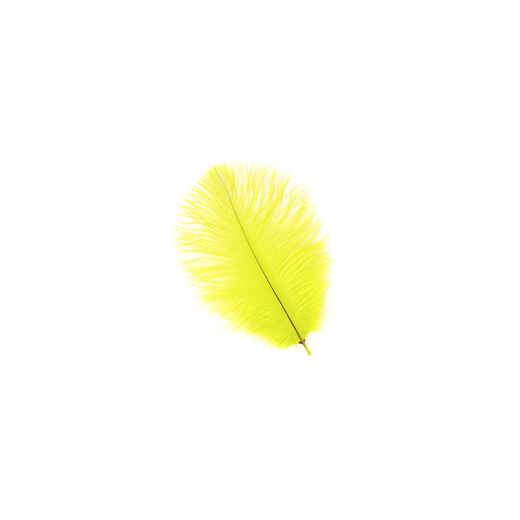 Ostrich Feathers 4-8" Drabs - Lime