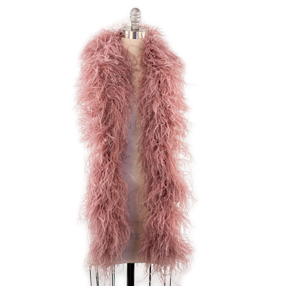 Mauve 6 Ply Ostrich Feather Boa