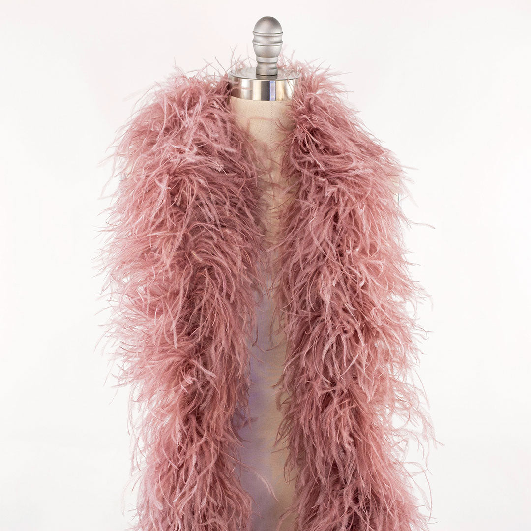 Mauve 6 Ply Ostrich Feather Boa