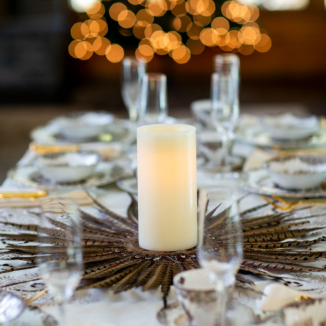 Natural Pheasant Tail Wreath - Natural