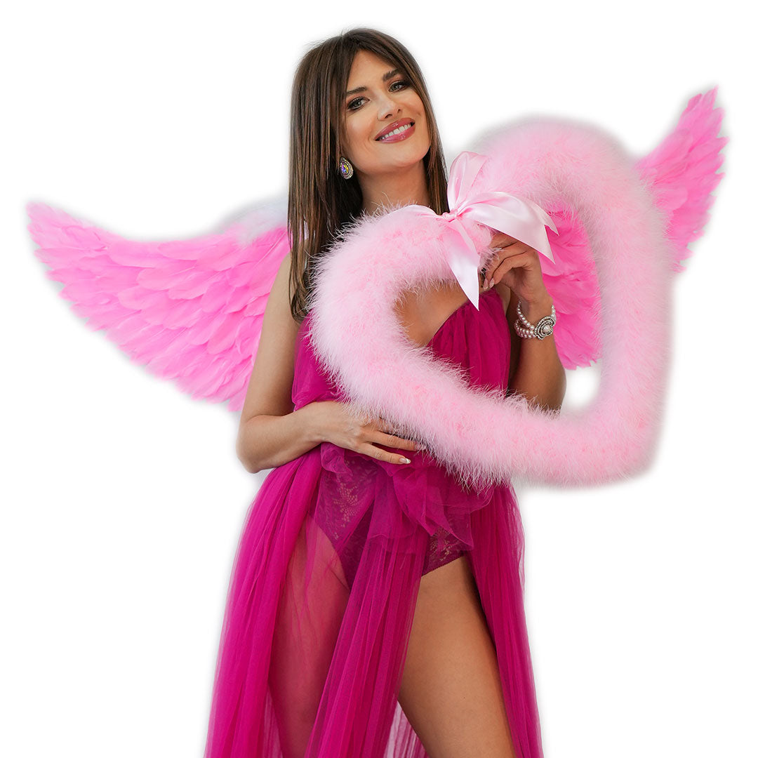 Cosplay Angel Wings 50"X16" - Pink