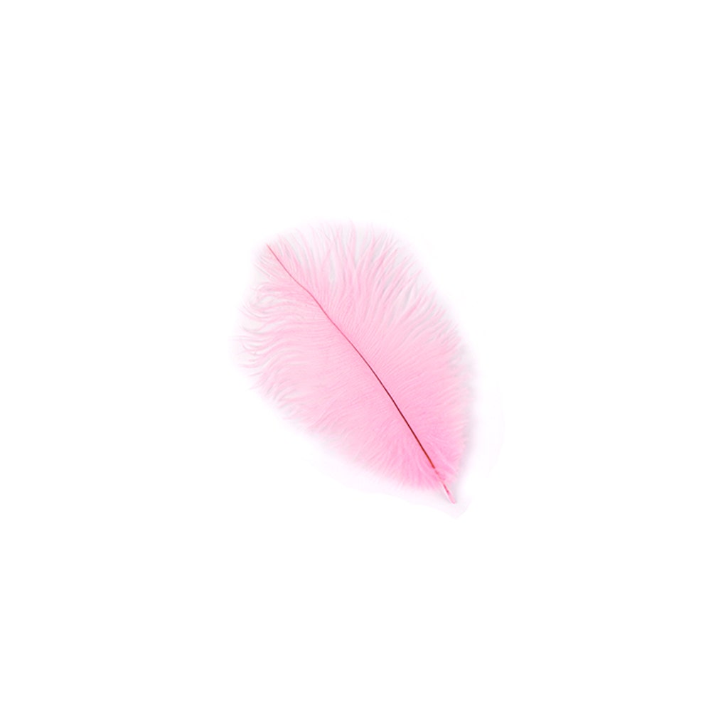 Ostrich Feathers 9-12" Drabs -  Candy Pink