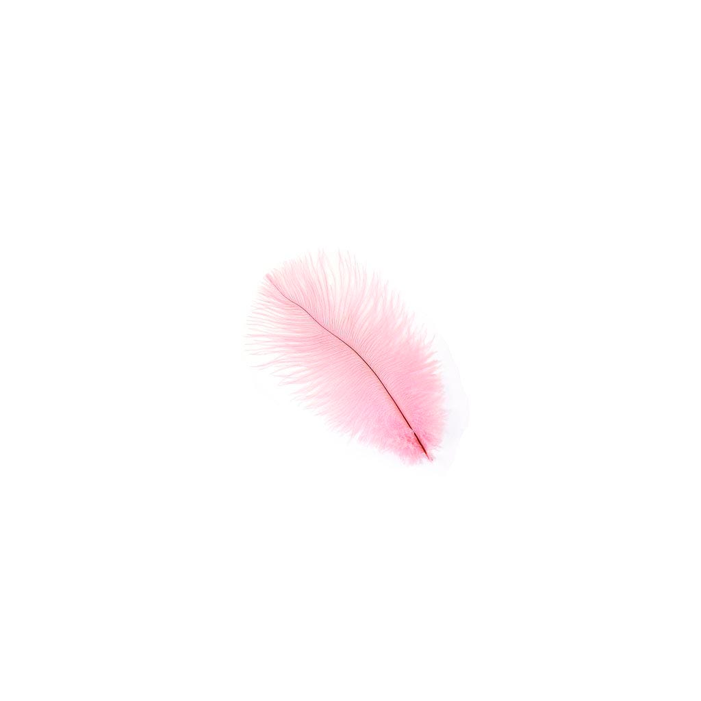 Ostrich Feathers 4-8" Drabs - Candy Pink