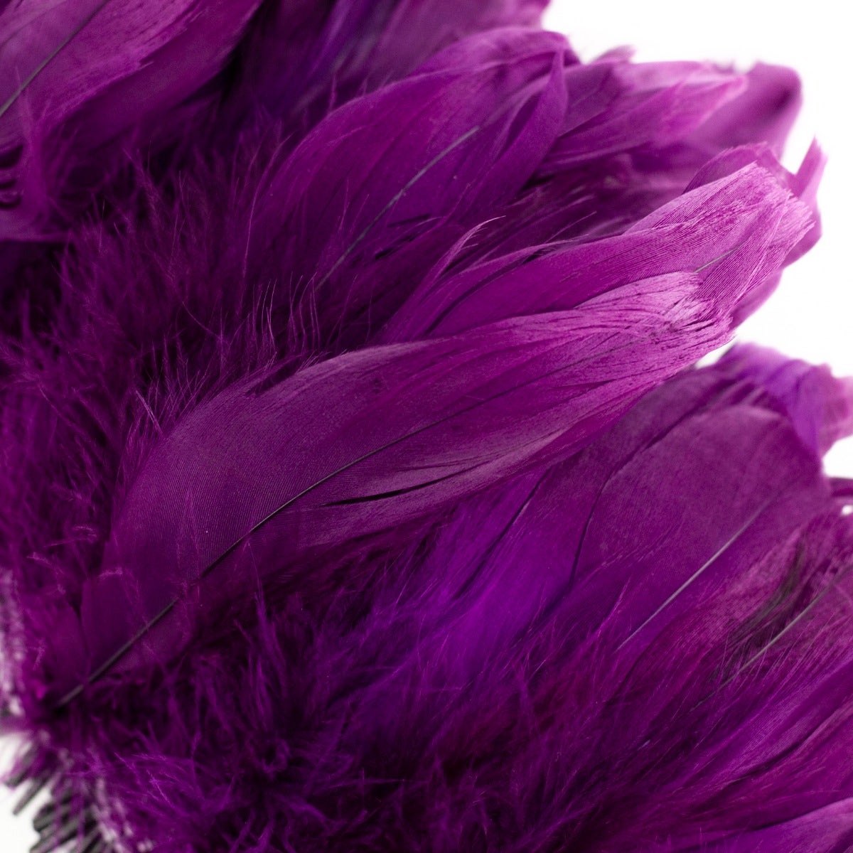 Goose Nagorie Dyed Feathers -Purple