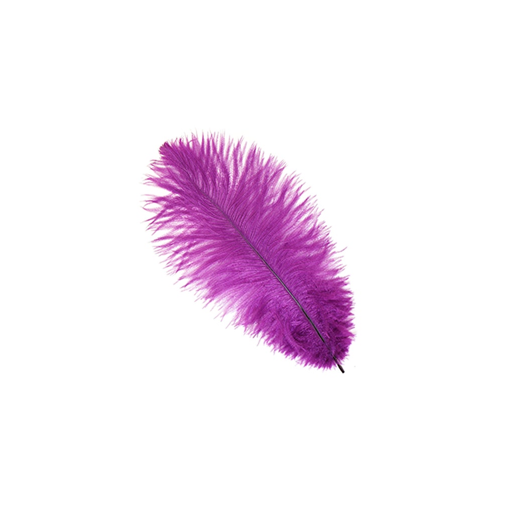 Ostrich Feathers 9-12" Drabs -  Purple