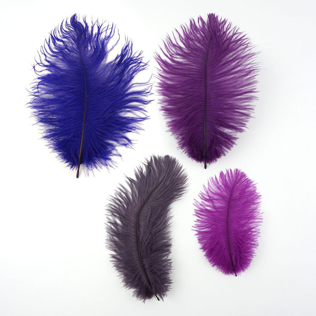 Ostrich Feathers 4-8" Drabs - Very Berry