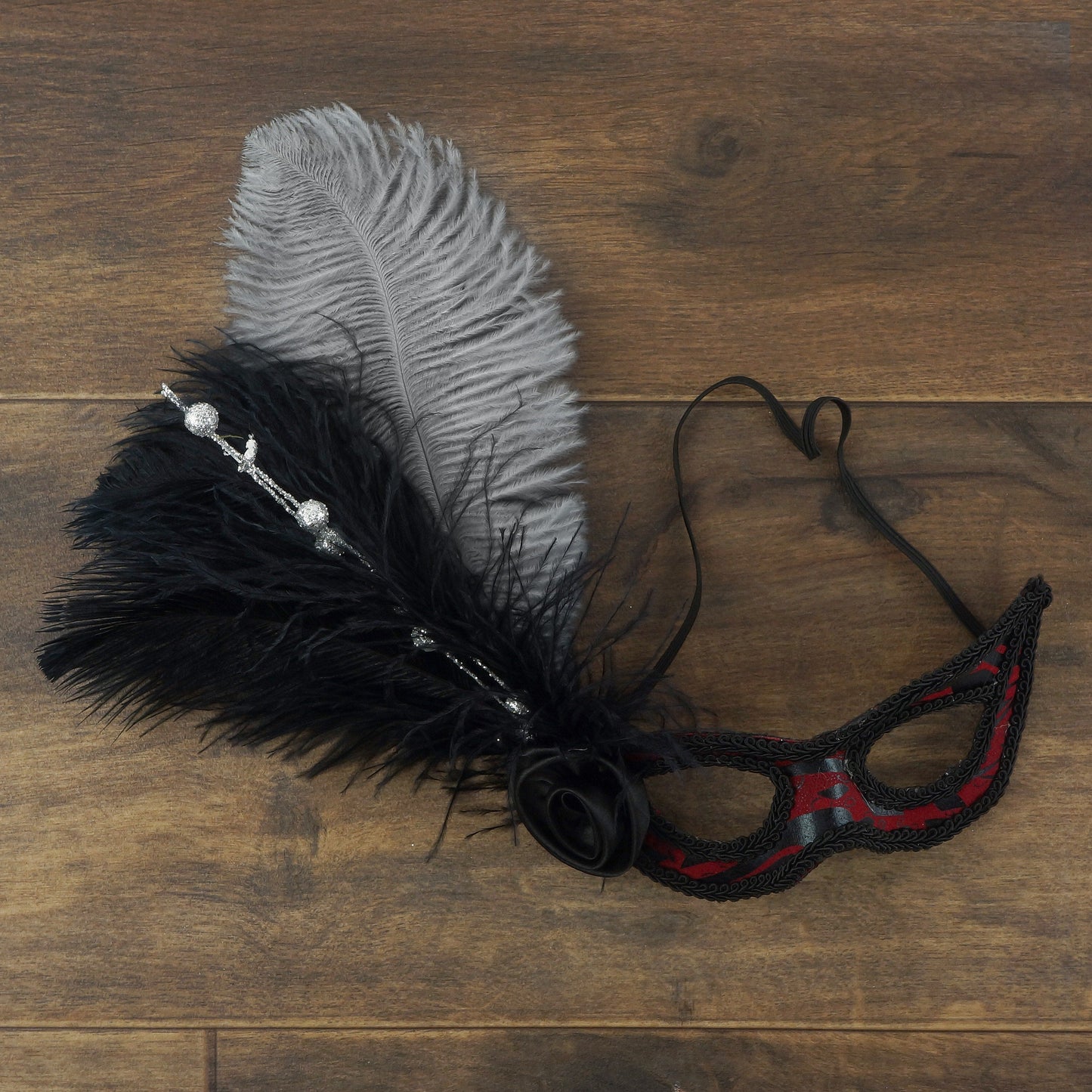 Ostrich Feathers 4-8" Drabs - Silver