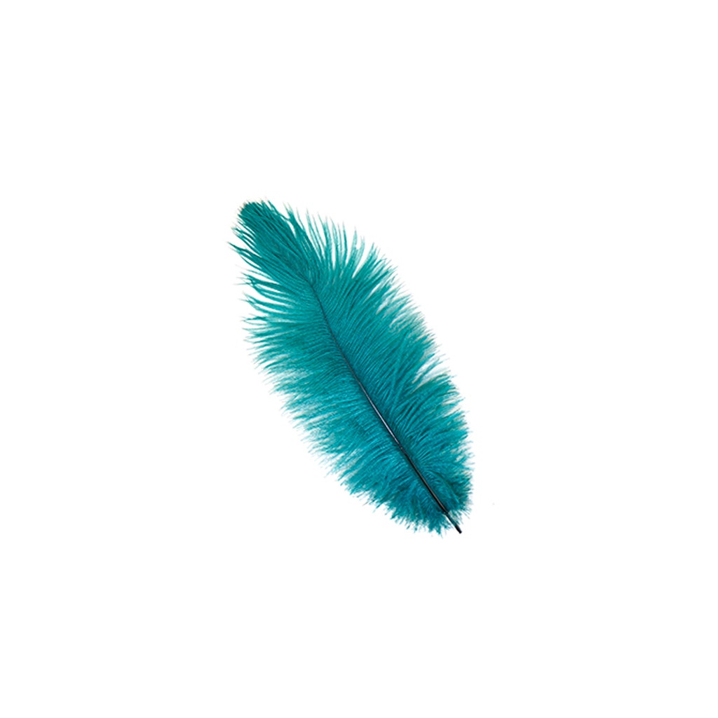 Ostrich Feathers 9-12" Drabs - Teal