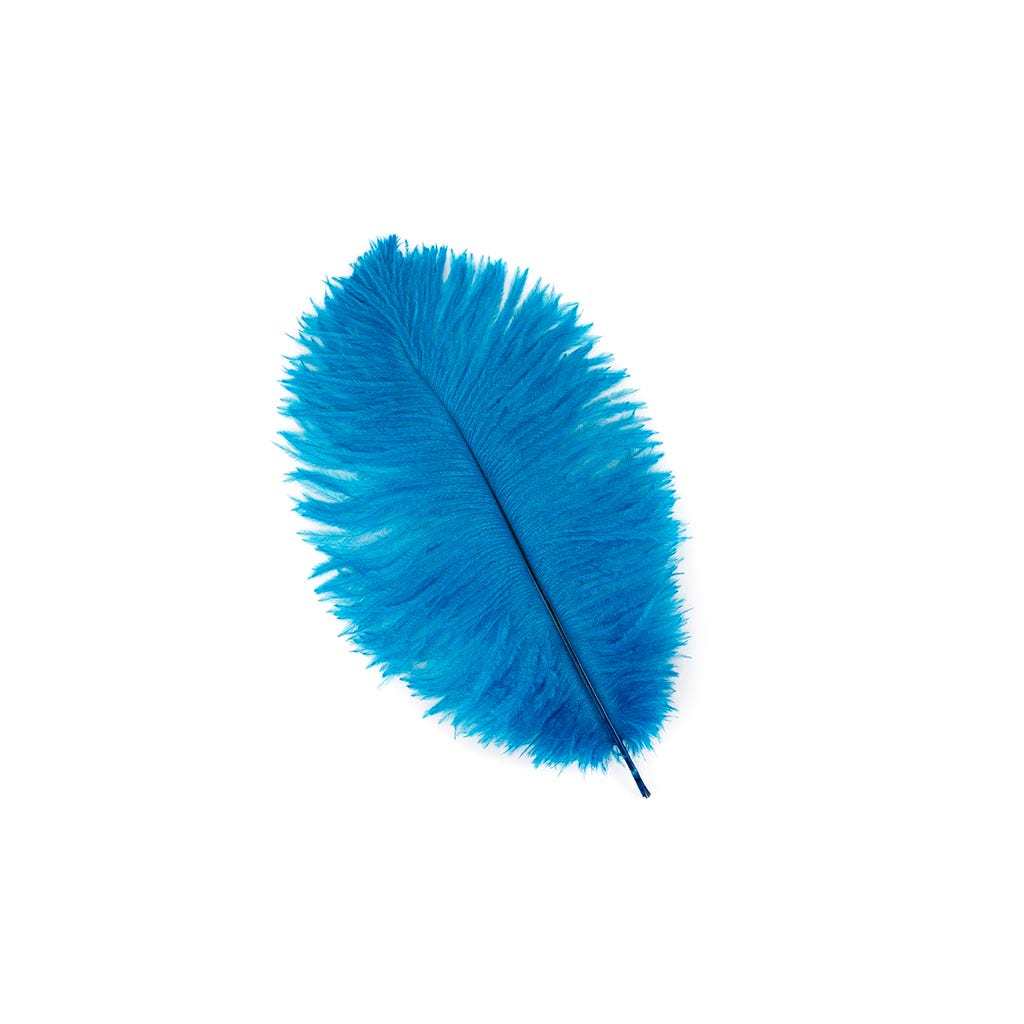 Ostrich Feathers 9-12" Drabs -  Dark Turquoise