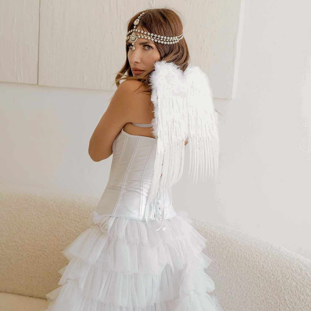 Small Angel Costume Wings-White