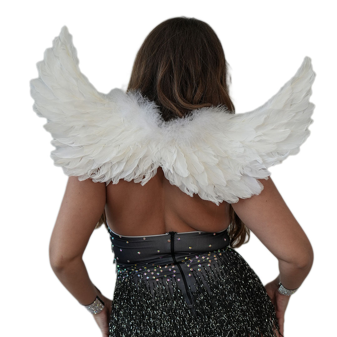 Small White Angel Wings