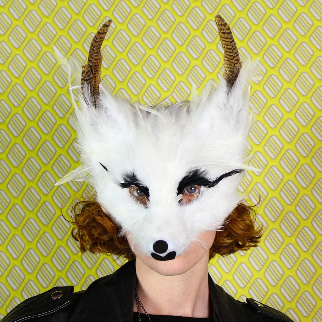 Wolf Mask Natural White