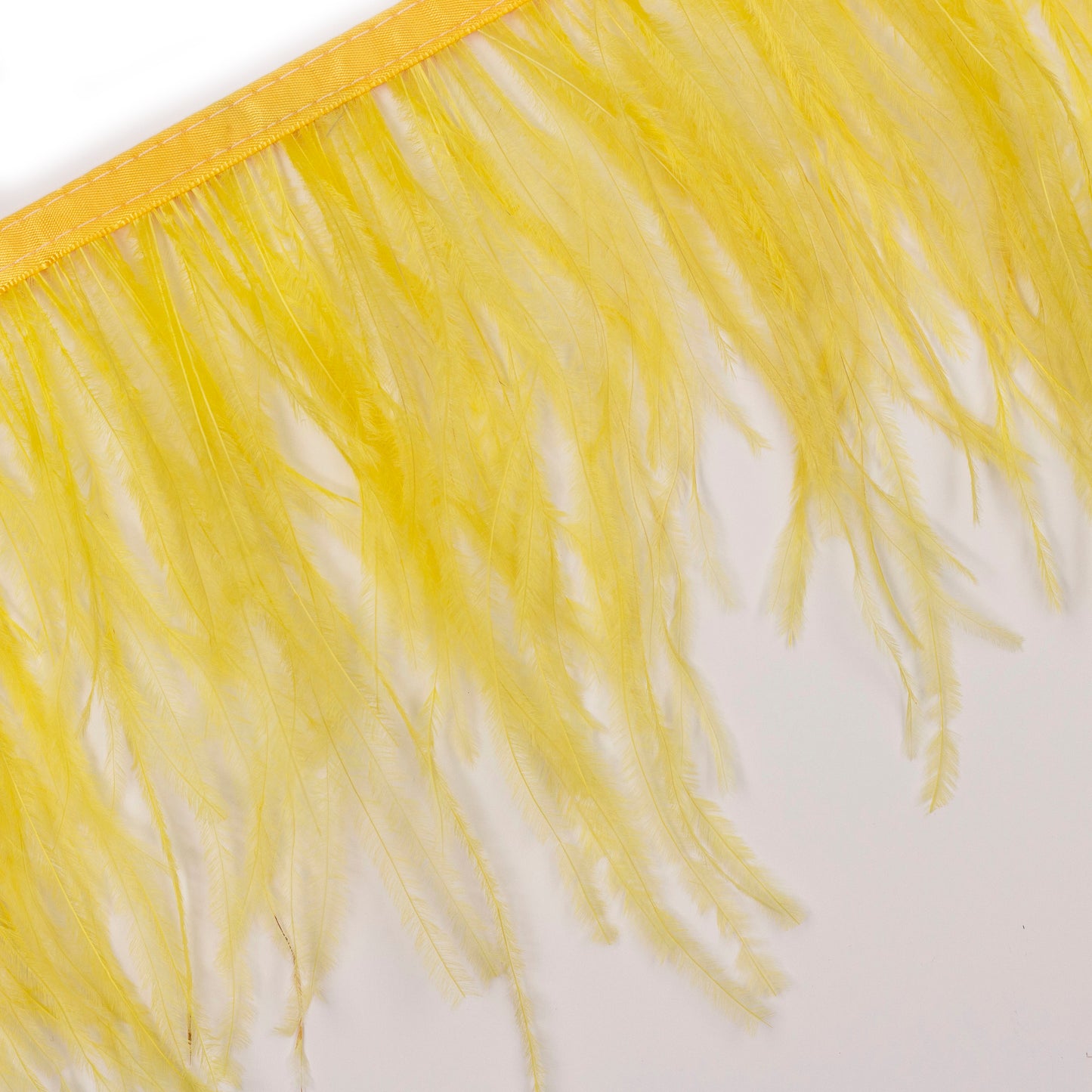 One-Ply Ostrich Feather Fringe - 5 Yards - Pineapple