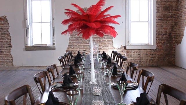 Eiffel Tower Glass Vase 24" Clear