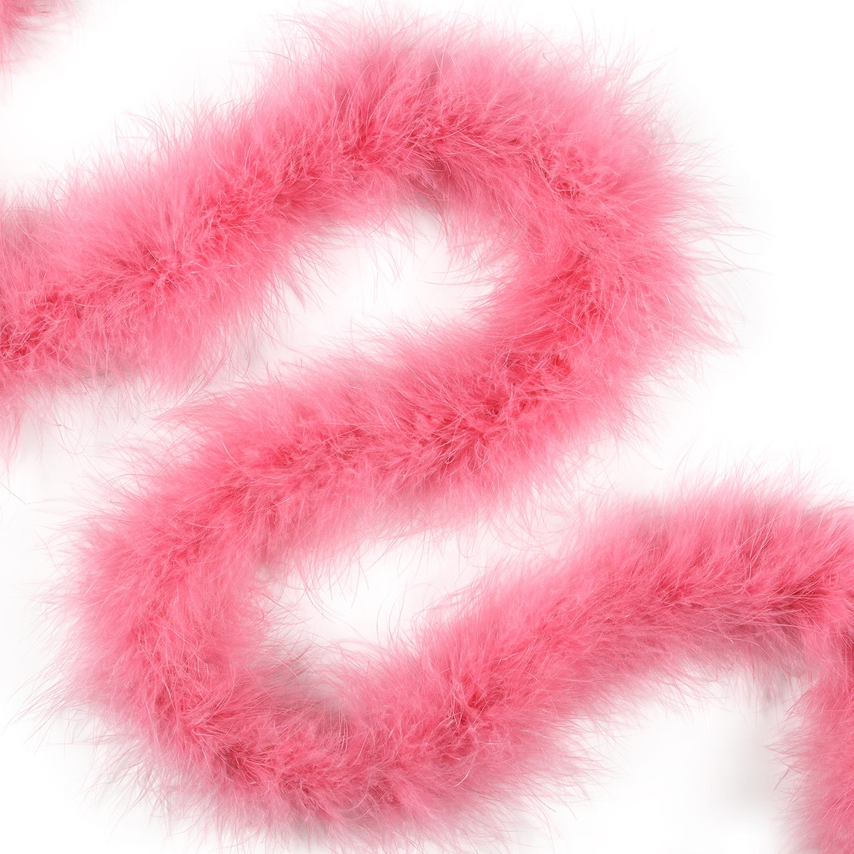 Zucker Light Weight Chandelle Feather Boas Solid Colors - Coral