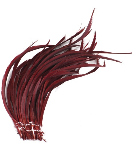 Goose Biot Feathers-Dyed - Copper