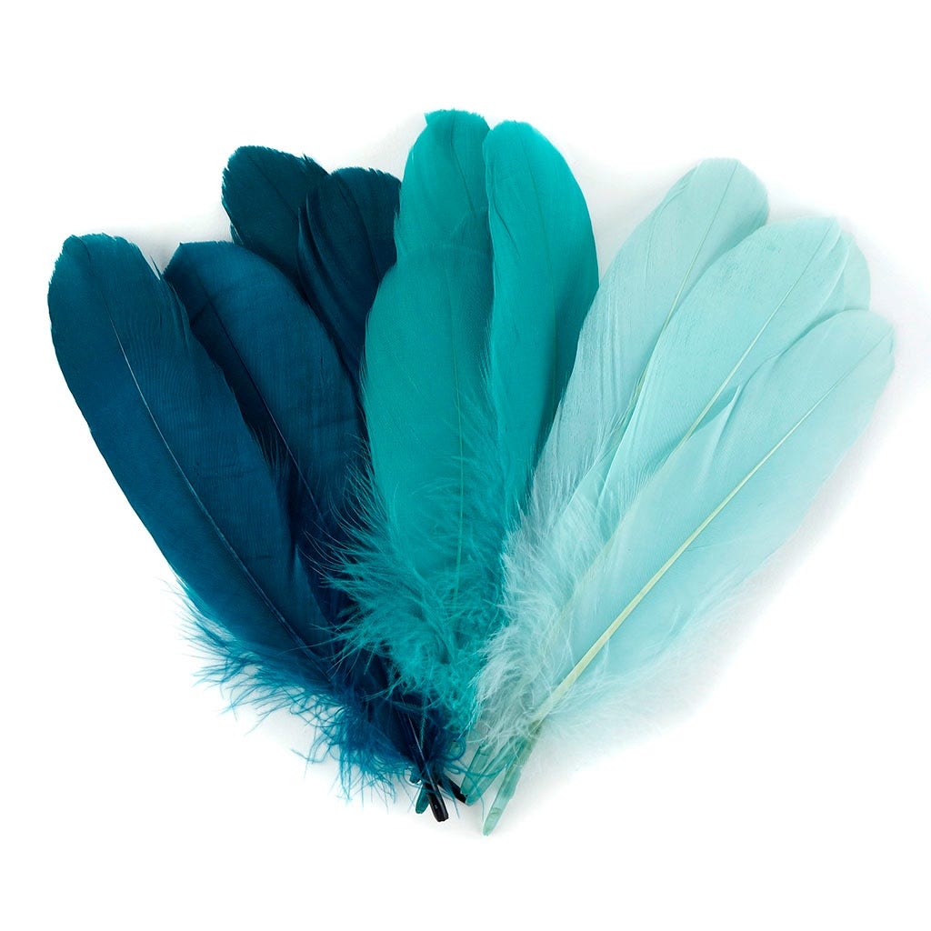 Assorted Color Goose Craft Feathers