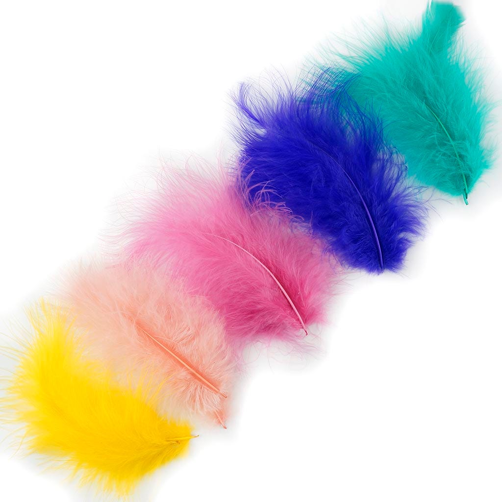 Loose Turkey Marabou Mix Dyed - Cake Mix