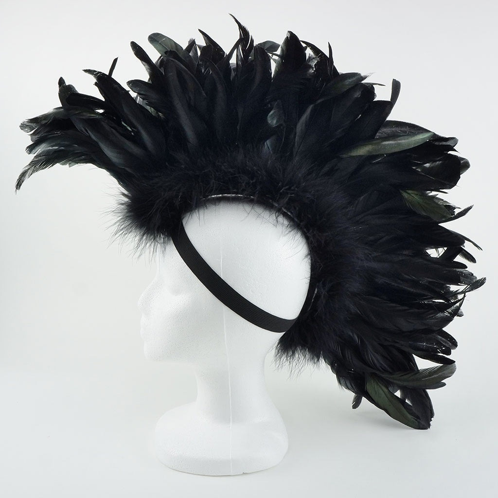 Feather Mohawk - Coque - Black - 8 - 10"