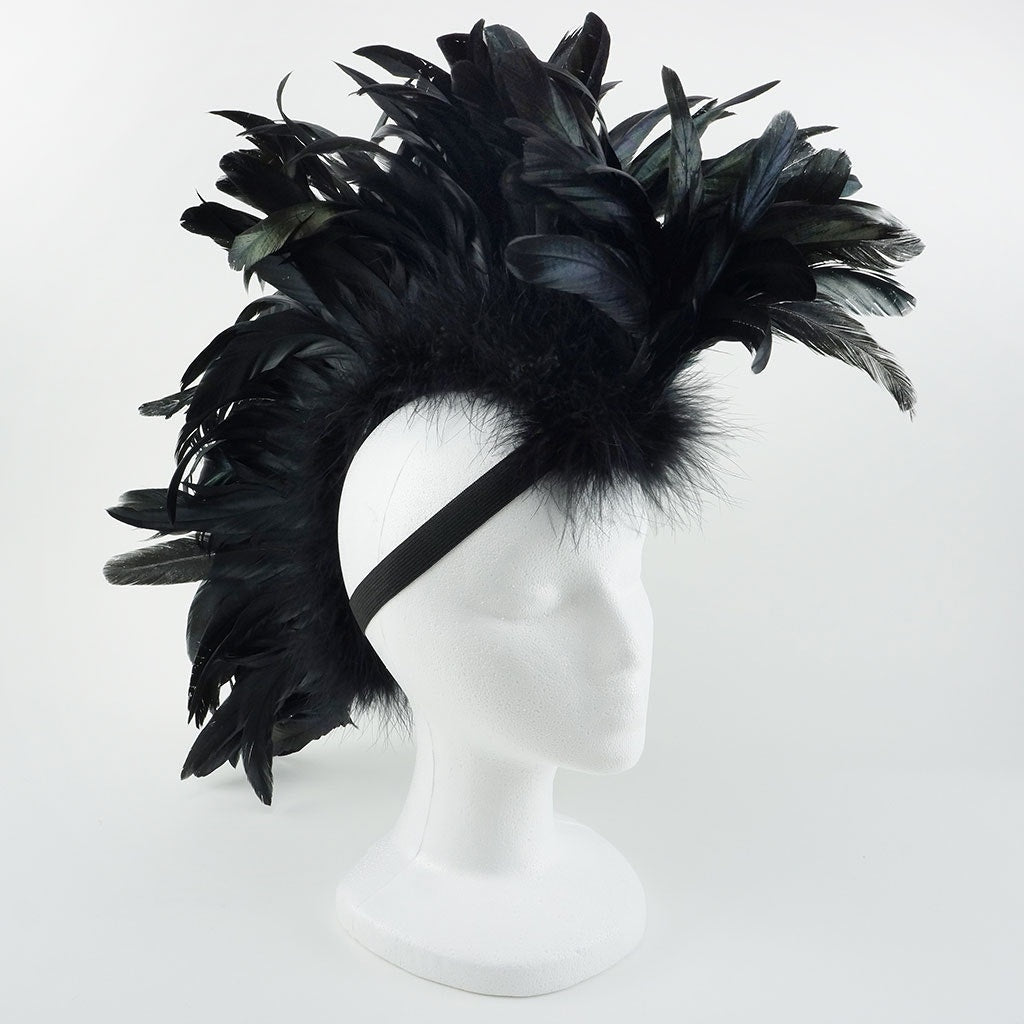 Feather Mohawk - Coque - Black - 8 - 10"