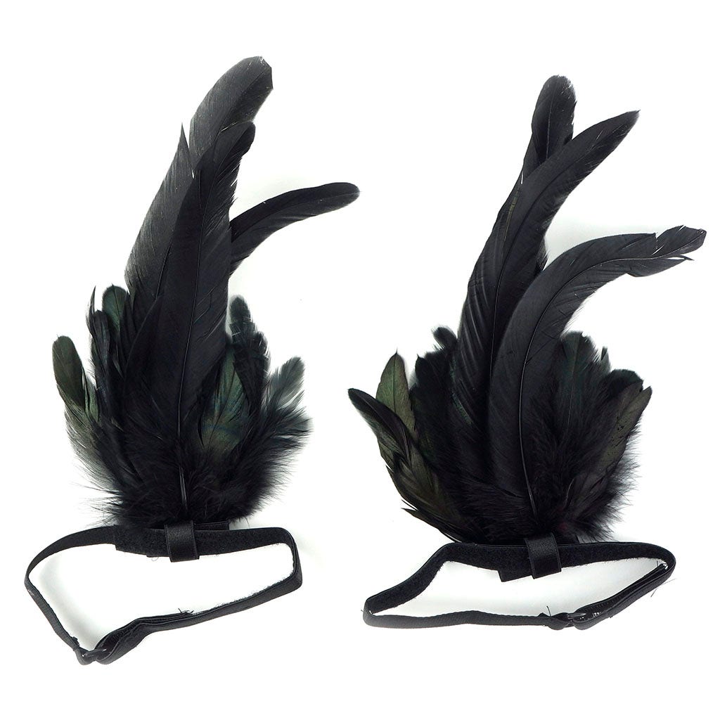 Feather Flair Cuff Black