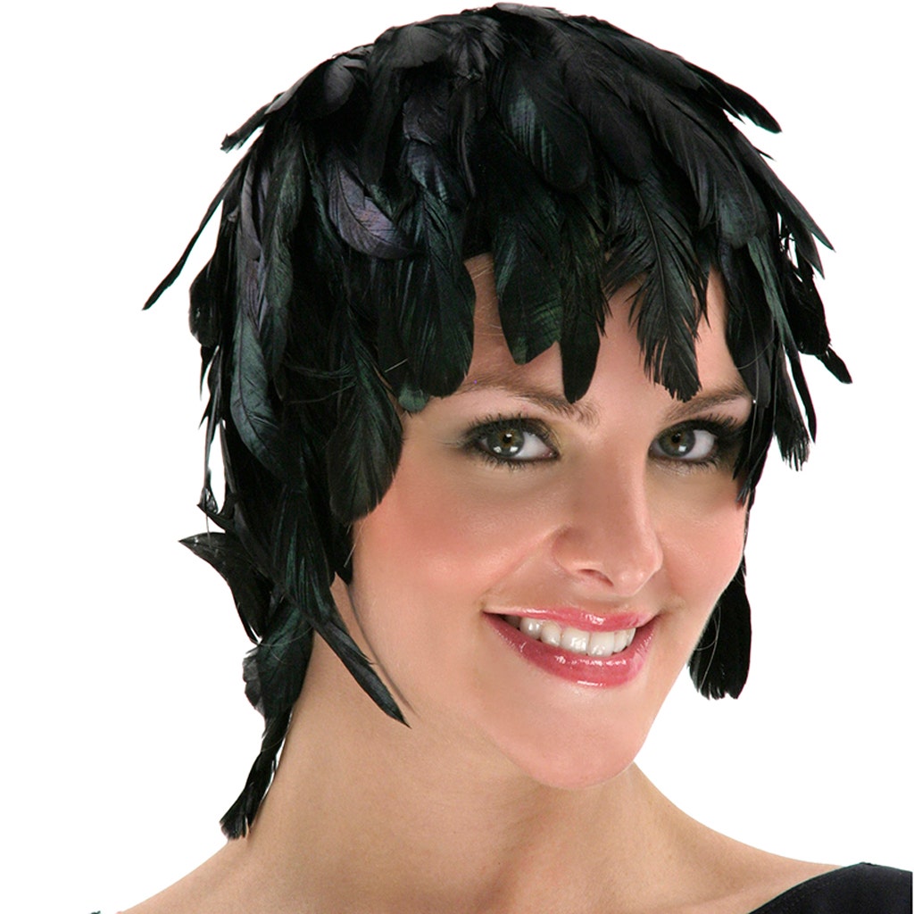 Schlappen Feather Wig - Black