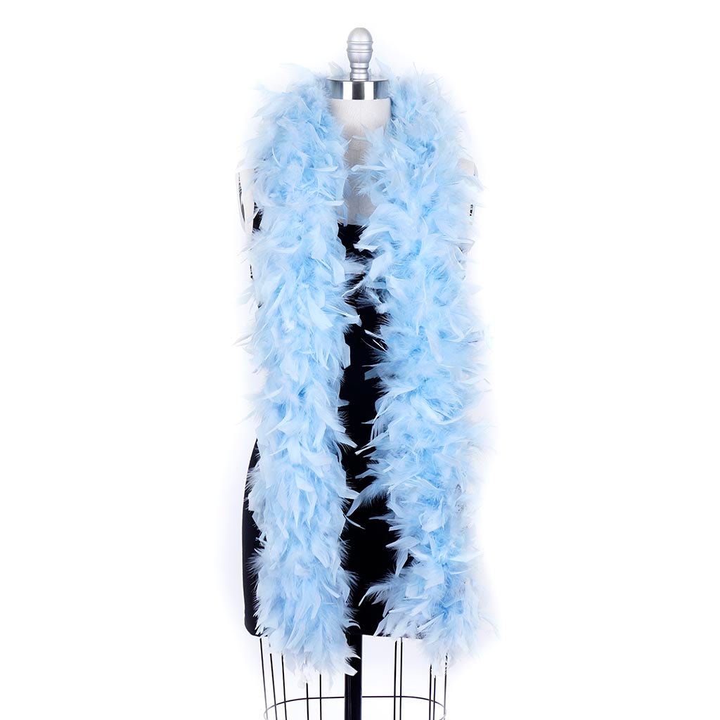 Chandelle Feather Boa - Heavyweight  - Light Blue